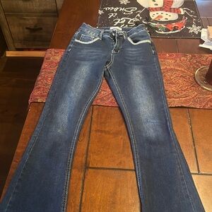 Classic Blue Flared girls Jeans